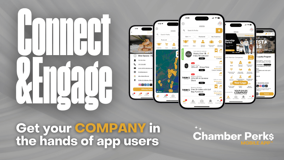 Chamber perks banner ad