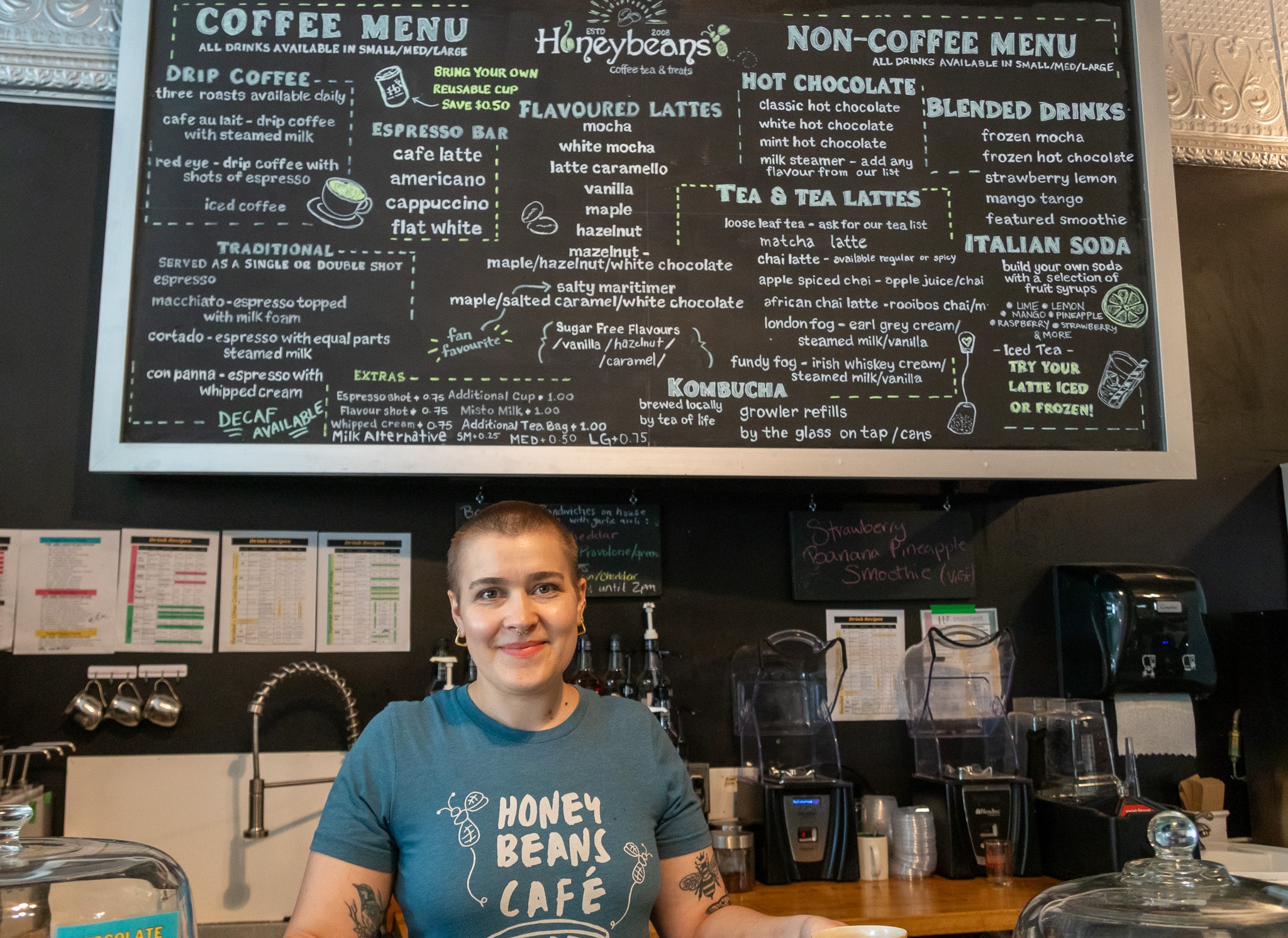 Photo of Honeybeans owner Lauren Naish